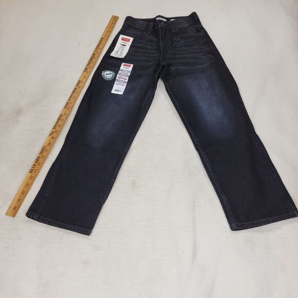 Wrangler Jeans Sz 12 Reg Boys Loose Black Denim Pants Kids Skater Lot of 2 Kid - Picture 10 of 16